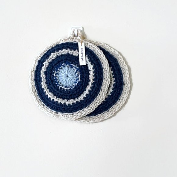 Crochet Pot Holders, Crochet Farmhouse Gift, Thick Pot Holders - Picture 6 of 9